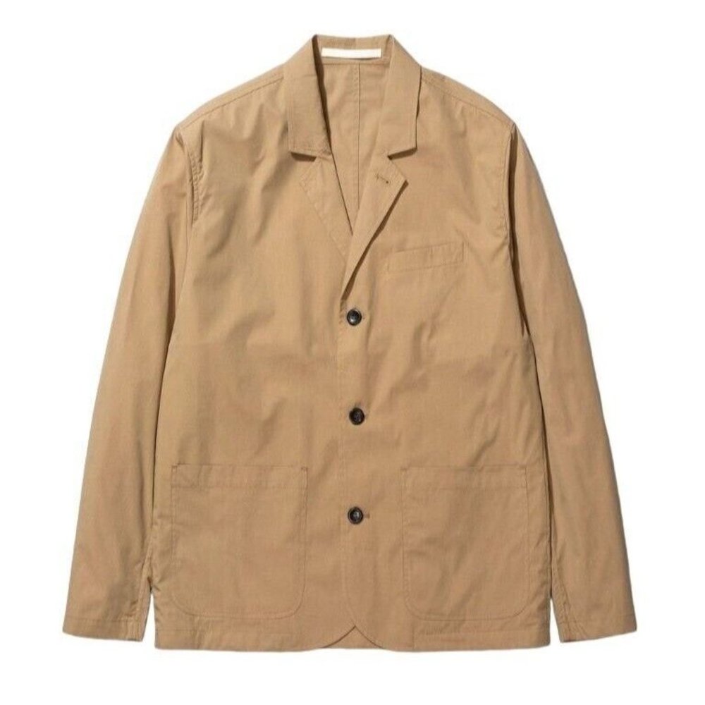 NEW NORSE PROJECTS Mens Lars Packable Work Jacket Size XL Utility Khaki NWT.0055